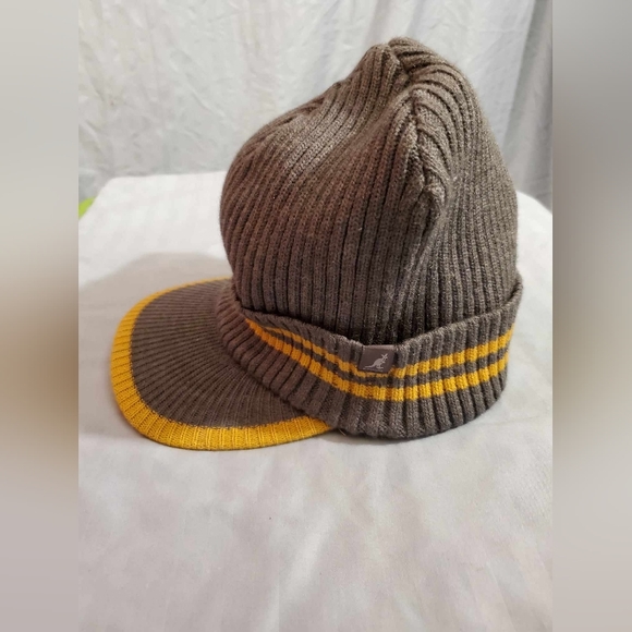 Kangol Accessories Kangol Quilted Brimmed Hat Togue In Grey And